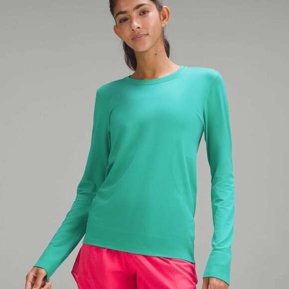 Lululemon Swiftly Relaxed Long-Sleeve Shirt - 8 Kelly Green - Picture 1 of 6